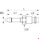 Legris slangpilaar - met insteeknippel - 9094E07 08