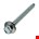 Hoenderdaal gevel/montageschroef - VZ - 6K - SW-10 - 6.5x63mm
