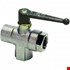Legris - Kogelkraan Mini- messing vernikkeld - 3-weg - 1/4" - binnen/binnen/binnen - DN6 - L Boring - 0482.06.13