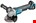 Makita haakse accu slijpmachine - DGA508ZJ - 18V - 125mm - excl. accu en lader - met veiligheidsschakelaar - in Mbox