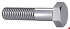 Fabory zeskantbout - DIN 931 - staal - elektrolytisch verzinkt - 8.8 - 01200