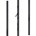 HMB Multipoint Deluxe inbouw SKG3 deurnaald Noir - 2300mm - 500801Z