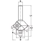 Trasco HW Keermesfase-/afrondfrees geleidelager Z2