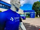 DESTIL wielershirts blauw - korte mouw