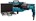 Makita combihamer 230V - HR2631FT12 - SDS plus - 2.4J - 800W - met verwisselbare boorkop en accessoireset - in aluminium koffer