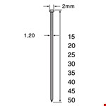 Dutack minibrads - SKN12 - 50 mm - 5000 st - Cnk