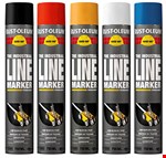 Rust-Oleum lijnmarkering - Hard Hat - rood - 0.75l - spuitbus