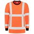Tricorp 103002 T-Shirt RWS Birdseye lange mouw - Fluor Oranje - maat L