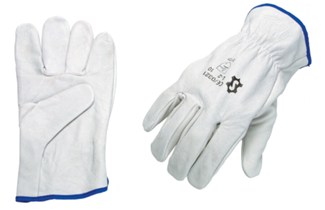 Sacobel chauffeurshandschoenen - 4121-9 - maat 9 - naturel - rundsnerfleer