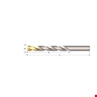 DORMER HSS korte spiraalboor - met cilindrische schacht - DIN 338 N - TiN-tip - gecoat - 4xD