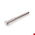 Proftec houtdraadbout [10x] - RVS-A2 - SW-17 - 10x80mm