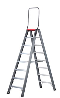 Altrex dubbel oploopbare trap - Falco - FDO 8 - max. werkhoogte 3,90 m - 2 x 8 treden