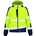 Opsial Softshell jas geel-marineblauw High-Visibility - maat XXL