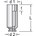 GEDORE slagmoerdopsleutel - K 19 L - 1/2 inch - lang - 19 mm