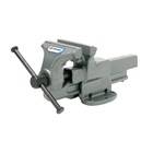 Ivana 56299 Bankschroef staal antraciet - met pijpklem 120 mm 