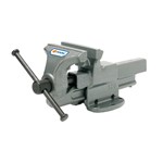 Ivana 56299 Bankschroef staal antraciet - met pijpklem 120 mm 