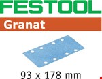 Festool schuurstroken 93x178mm [50x] k.80 498935 granat