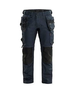 Blåkläder 1750 werkbroek stretch blauw/zwart maat 48