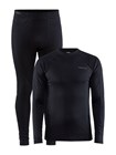 Craft Core Thermo onderkledingset - shirt+broek - zwart 
