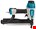Makita nietmachine - 8 bar - medium crown - met olie - in doos