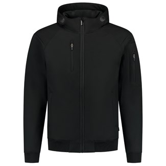 Tricorp 402704 softshell bomber capuchon RE2050 zwart maat XL