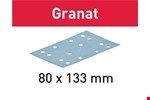Festool Stickfix schuurstroken (10x) - 80x133mm - Granat - korrel 180 - 497130
