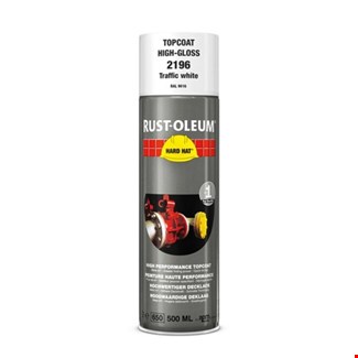 Rust-Oleum Hard hat® 2196 verkeerswit 500ml RAL9016