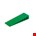 Gebr. Bodegraven stelwig/spie - 150x45x25mm - groen - 25 st