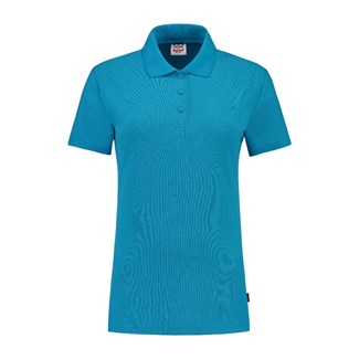 Tricorp Casual 201006 Dames fitted poloshirt Turquoise maat XS