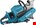 Makita CE001GZ XGT 2x 40 V Max doorslijper 355 mm excl. accu en lader