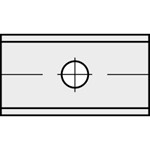 JSO-TR keermessen [10x] hm - 7.5x12x1.5mm - 72010-6-00750