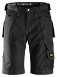 Snickers Workwear korte werkbroek - 3123 - zwart - maat 44