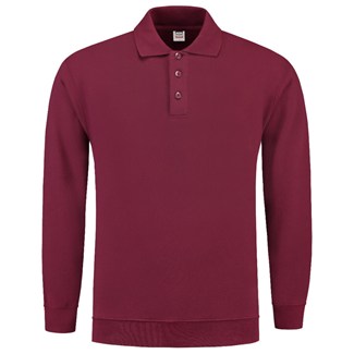 Tricorp polosweater boord - Casual - 301005 - wijn rood - maat XS