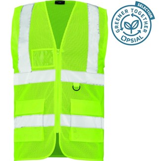 Opsial JULIUS OGT veiligheidsvest geel High Visibility - maat XXL