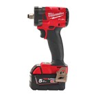 Milwaukee compacte accu slagmoersleutel met frictiering - M18 FIW2F12-502X - 18V - incl. 5.0 Ah accu's [2st] en lader in koffer