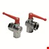 Legris - Kogelkraan - messing vernikkeld - haaks - 1/4" - binnen/binnen - DN6 - 0462.06.13