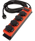 Qwatt Pro verdeeldoos - SocketMaster - 4 aansluitingen - 2x USB - 5 m - 2561028