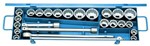GEDORE dopsleutelset - 3/4" - 25-delig - UD - mm+INCH