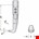 GEDORE aftrekhaak - 100mm - inc. klemstukken - schroefverbinding
