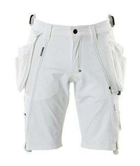 Mascot Advanced short - 17149-311 - afritsbare spijkerzakken - wit - maat C62