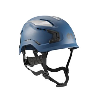 Hellberg Sector Veiligheidshelm geventileerd met draaiknop - blauw