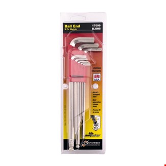 Bondhus kogelinbussleutelset - BLX9-9MB - 9-delig - 1.5-10 mm - chroom