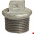 Plug met kraag en vierkant - Fig.290 - Staal verzinkt - buiten - 1/2"
