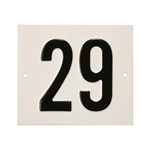 Besbo huisnummerplaat - Nr. 29 - aluminium