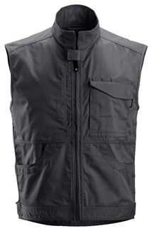 Snickers Workwear service bodywarmer - 4373 - staalgrijs - maat M