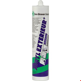 Zwaluw acryl exterior+ - acrylaatkit -  310 ml koker - wit