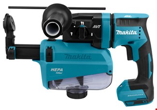 Makita accu combihamer - DHR182ZWJU - SDS-Plus - 18V - excl. accu en lader - AWS zender - in Mbox met stofafzuigunit