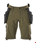 Mascot Advanced short - 17149-311 - afritsbare spijkerzakken - mosgroen - maat C64