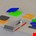 Gebr. Bodegraven drukplaten - met sleuf - 5 mm - kunststof - rood - 192 st