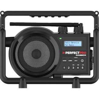 PerfectPro DAB+ radio - DABBOX - bluetooth - IP54 - excl. batterijen (4x)